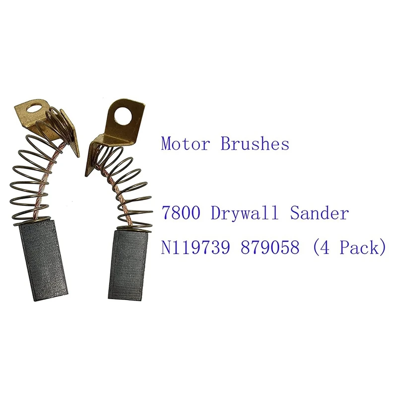 Replacement Motor Brushes 879058 (N119739) For Porter Cable 7800 Drywall Sander