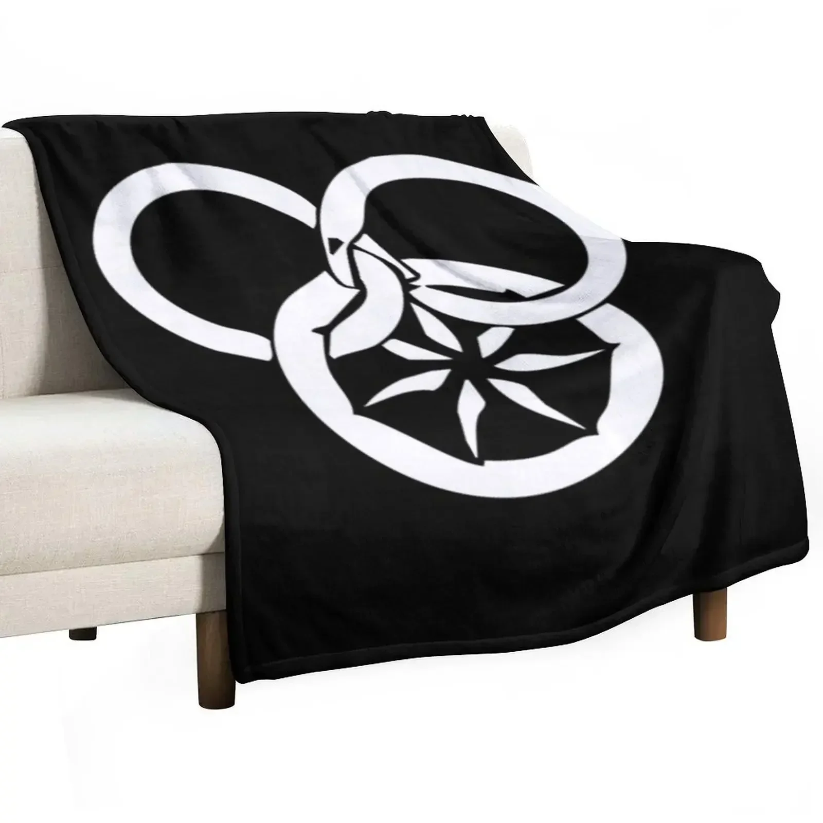 Wheel of Time Logo Throw Blanket Extra Large Throw Retros Beach Blankets