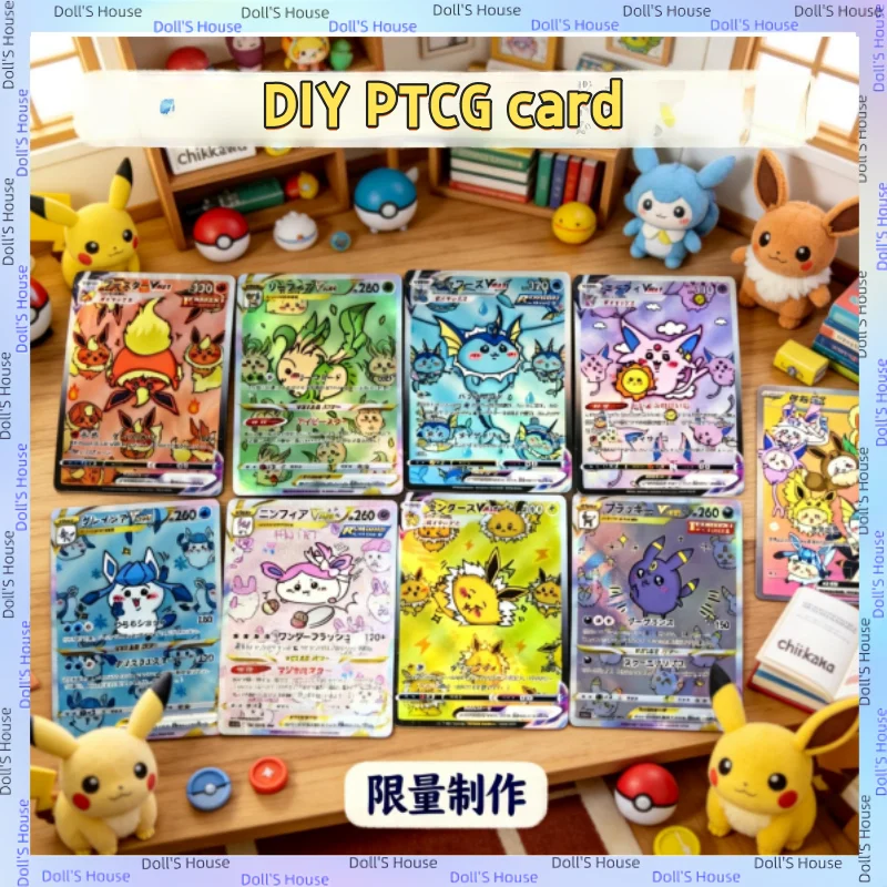 

Новая карта Покемон DIY PTCG Eevee — отличный подарок для фанатов Покемонов. Это ценный коллекционный предмет и изысканное украшение.