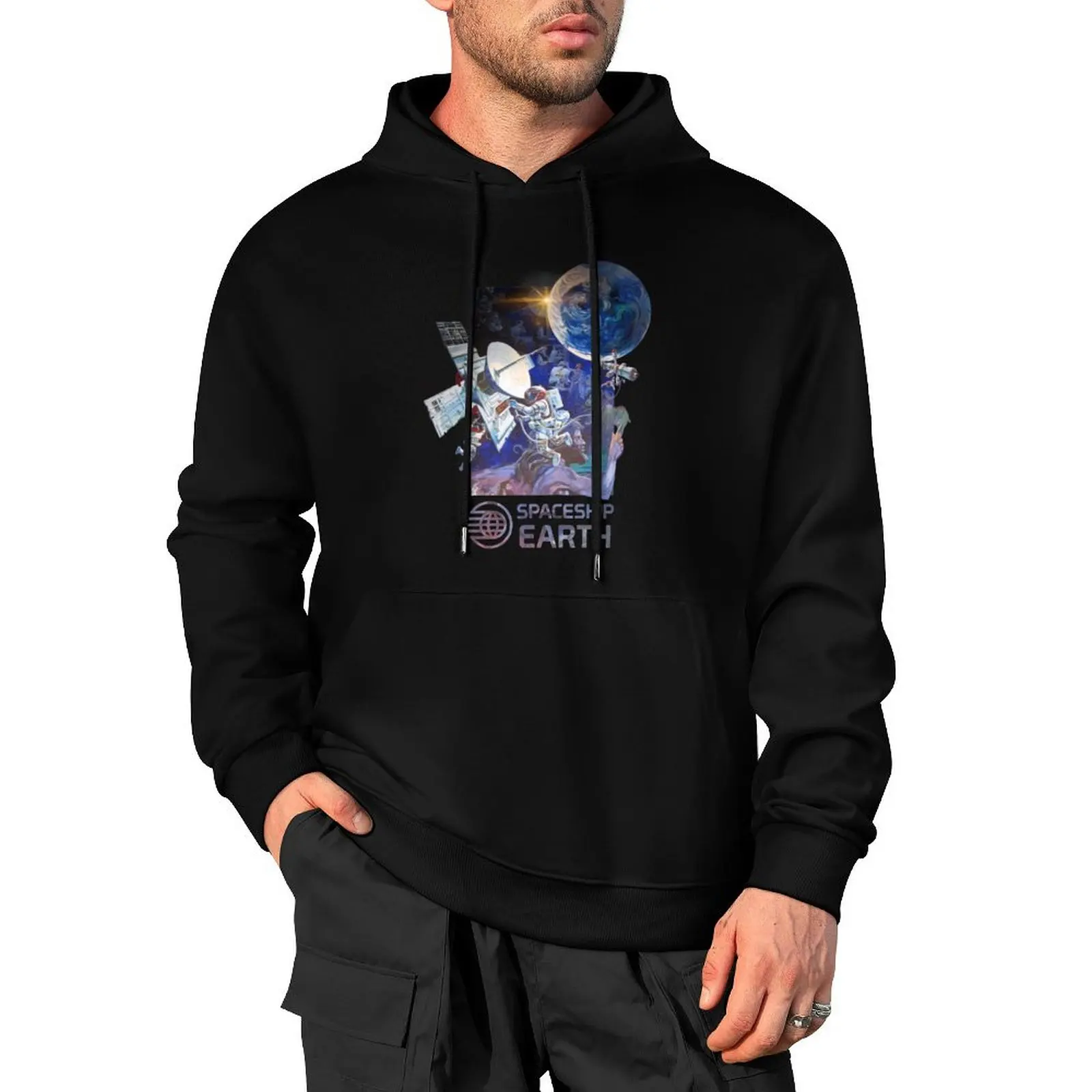 

Our Spaceship Earth Pullover Hoodie men's winter sweater men's sweat-shirt streetwear men men clothing hoodie men