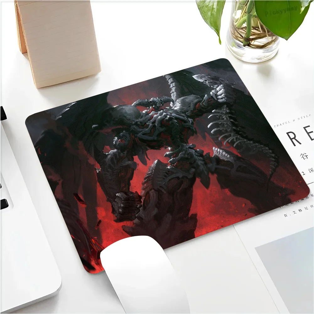 YuGiOh Game Mousepad Small LockEdge Mouse Pad For Gamers Computer Desk Pad Rectangular Anti-slip Rubber