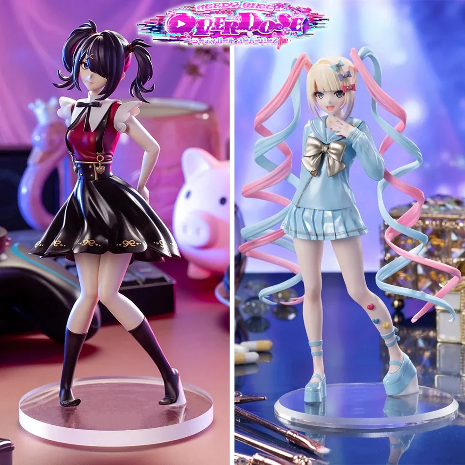 Needy Girl Overload Anime-Figur 19CM Ame Chan Super Ten Chan Virtueller Uploader PVC-Actionfigur Heimdekoration Sammlermodell Spielzeug