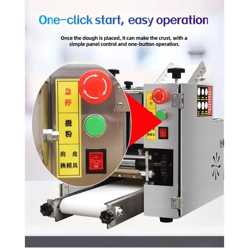 Roti 12Cm Replaceable Mold Chapati Pita Bread And Samosa Dumpling Skin Wrapper Dough Grain Product Making Machine