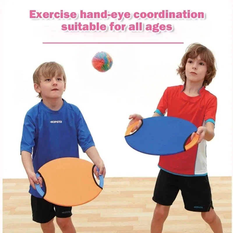 Elastic Disc Ball-Catching Toys Cooperative Outdoor Sports Games for Kids Adults & Family Parties