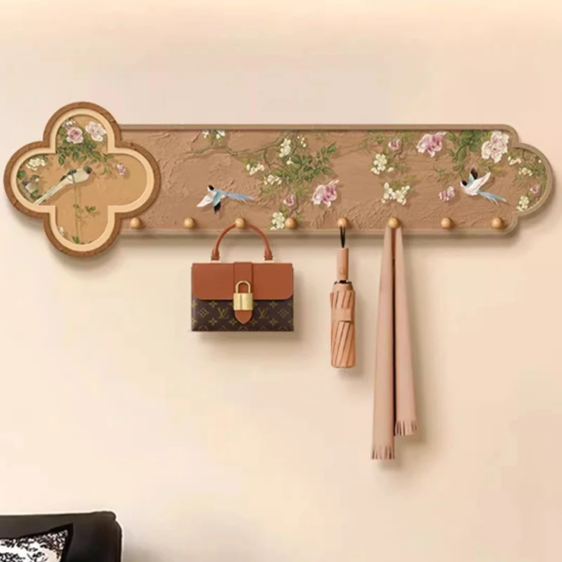 

Wooden Wall Coat Racks Luxury Hanging Organizer Dress Bedroom Coat Racks Display Open Porte Manteau Entrance Hall Furniture