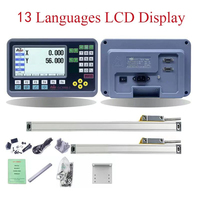 2024 HXX New 2 Axis Dro LCD Digital Readout/Dro 3 Axis Kit Display with Linear Scale Optical For Milling Lathe Turning Machines