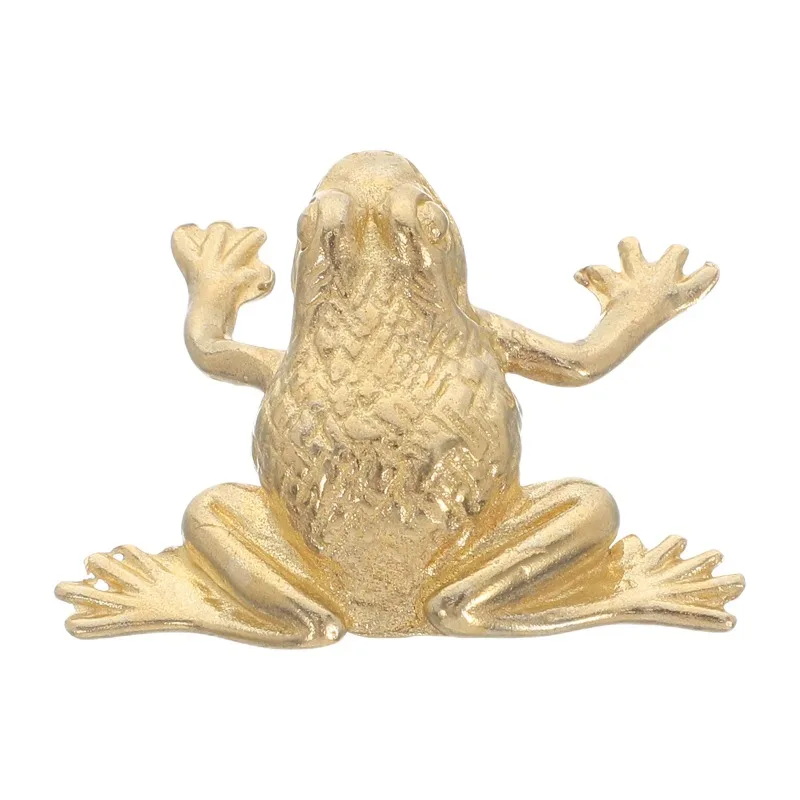 

Retro toad brass frog door handle Chinese savings bedroom cabinet door copper handle hardware decoration
