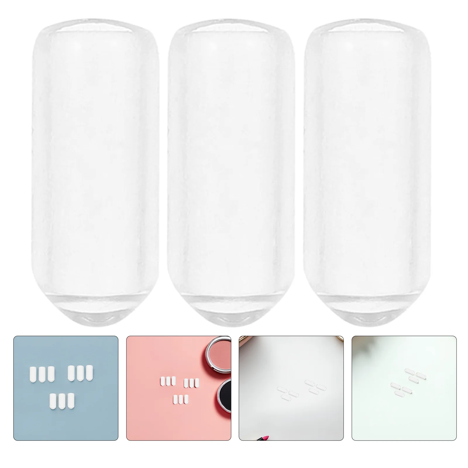 

200Pcs Headband End Protectors Rubber Tip Caps 2.5mm Diameter Comfort Enhancing DIY Hair Hoop Accessories Scratch Resistant