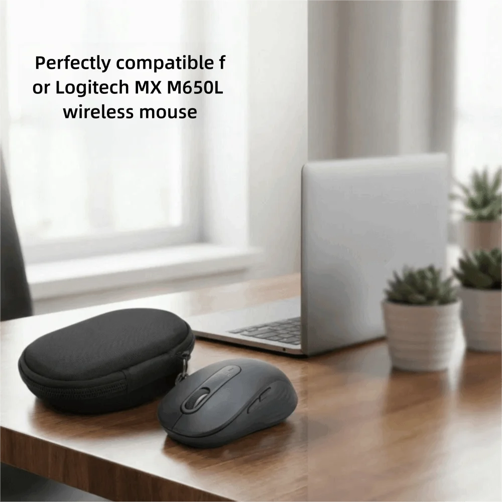 Shockproof Mouse Case Lightweight Nylon Material Protective Cover Hard EVA Waterproof Carrying Bag for for Logitech MX M650L