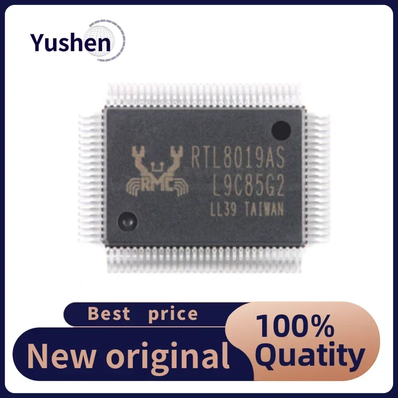 RTL8019AS-LF TQFP-100 Full Duplex Ethernet Controller IC Original Genuine Components Electronics