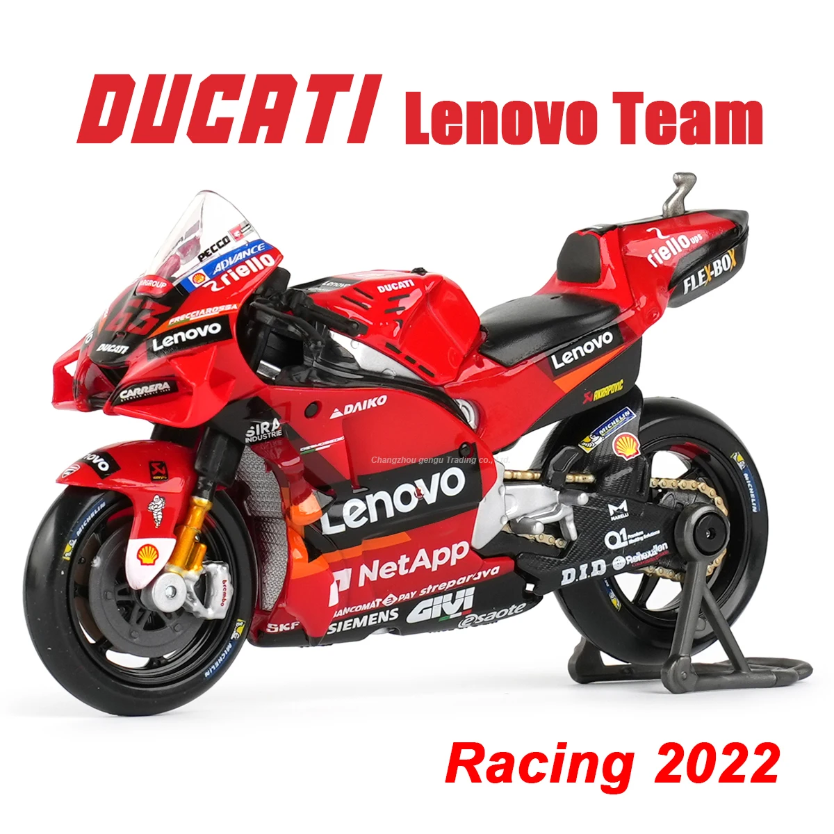 

Maisto 1:18 GP Racing 2022 Ducati Lenovo Team Die Cast Vehicles Collectible Motorcycle Model Toys