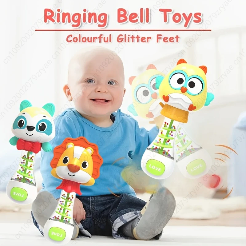 Colorful Youngsters Sensory Rattle Toy | Soft ABS Hand Grasping Ball Musical Notes , Engaging Youngsters Toy, no Electricity