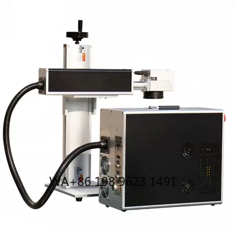 Fiber Marking Engraver Machine Supported Ezcad Lightburn Software for Metal Silver Gold AluminumCopper Precision Engraving