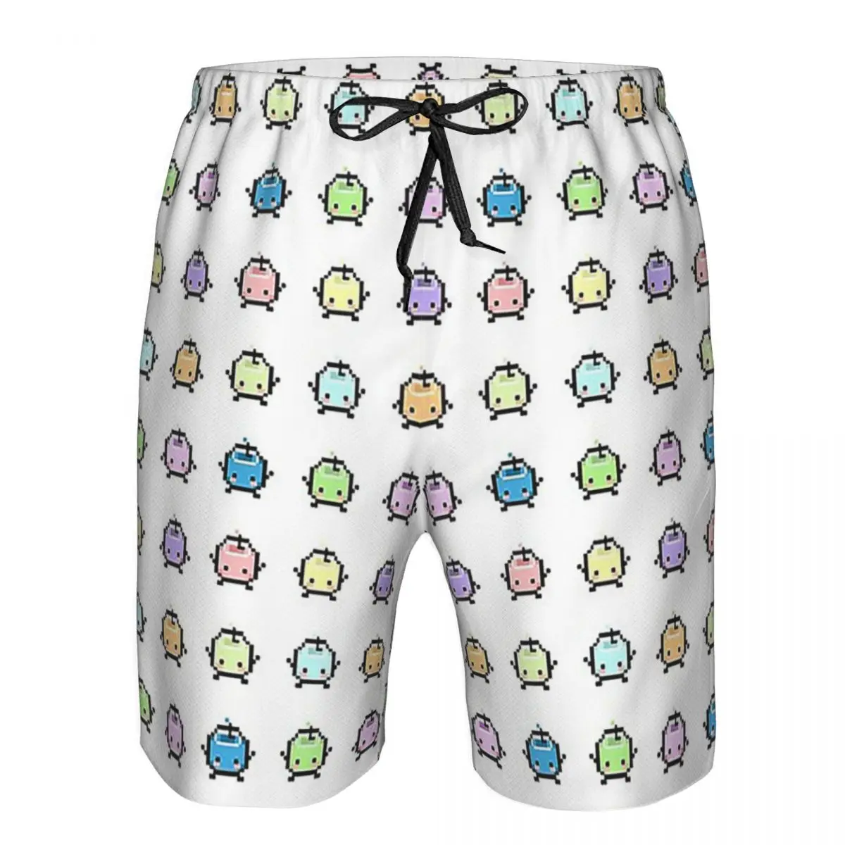 Stardew Valley Pastel Junimos Trunks Beach Board Shorts Casual Quick Dry Swim Summer Men Pants