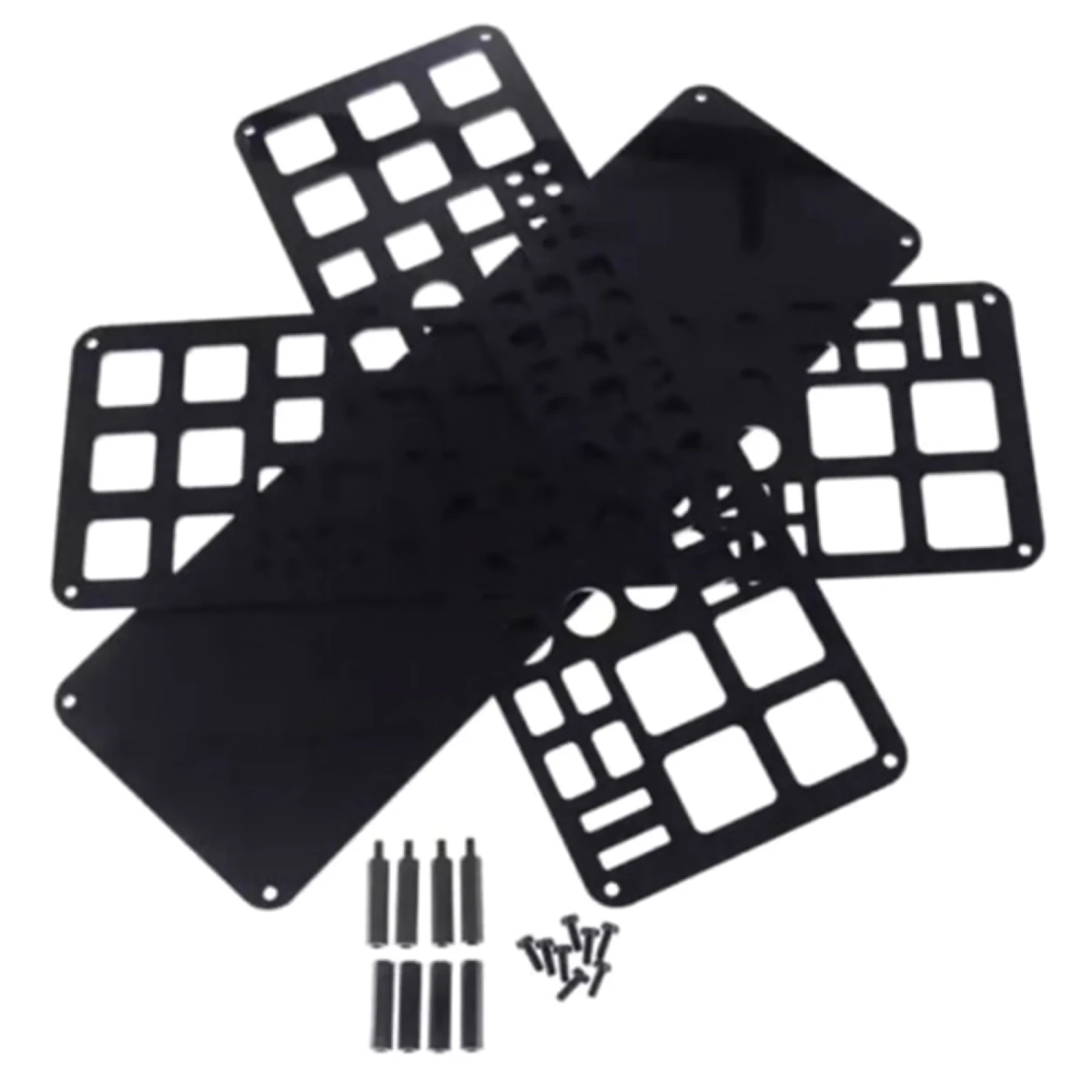 Imagem -05 - Chave de Fenda Storage Rack Holder Organizador para Hex Cross Screw Driver Kit de Ferramentas rc 63 Furos sem Ferramentas