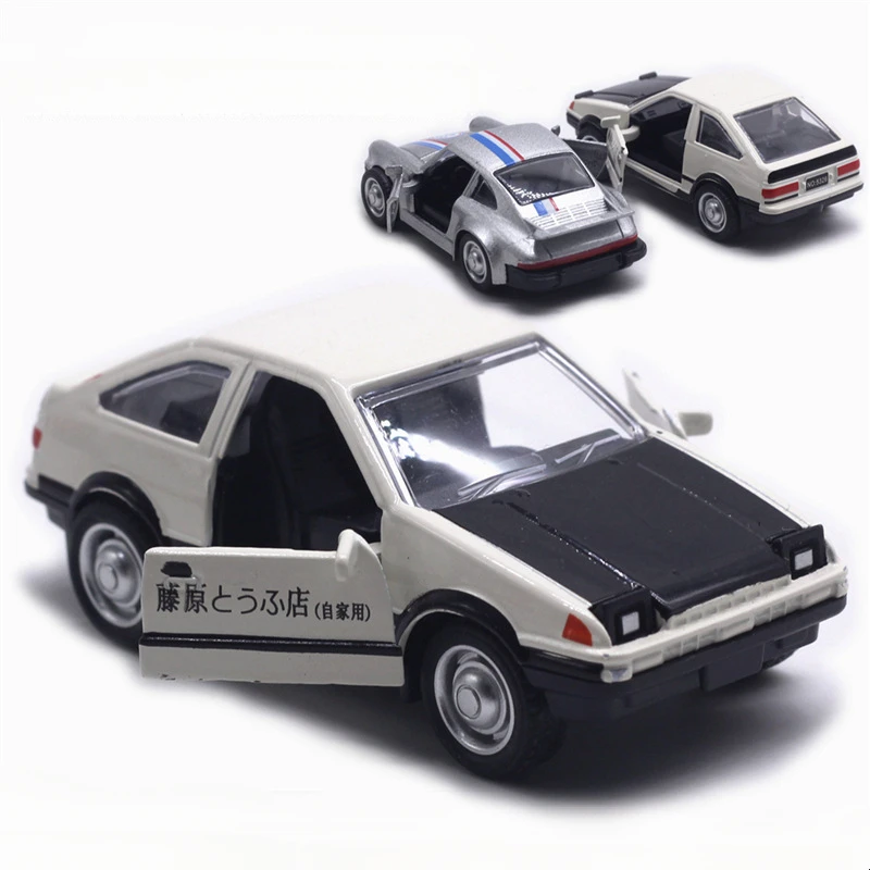 

Alloy AE86 racing car model open door hot selling car model car decoration display car decoration cake