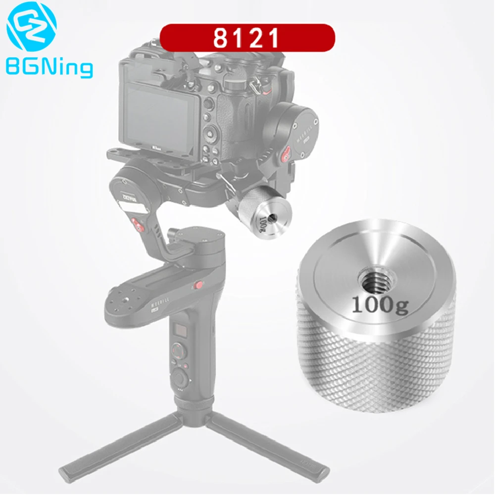 Handheld-Gimbal-Gegengewicht 100 g für RONIN S Balance Clump-Gewicht 25 g mit 1/4 Zoll Schraubenloch für ZHIYUN-Kranstabilisator – Detail 11