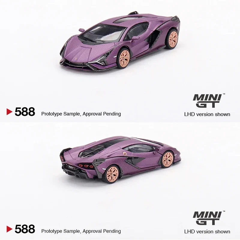 

Миниатюрная коллекция моделей автомобилей 588 1:64 Sian FKP 37 Matte Viola SE30 HongKong Эксклюзивная коллекция литых под давлением моделей автомобилей