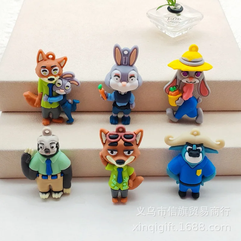 

XQ584 новый стиль Zootopia мультяшная фигурка брелок аксессуар слепая коробка игрушка Crocs обувь подвески украшения