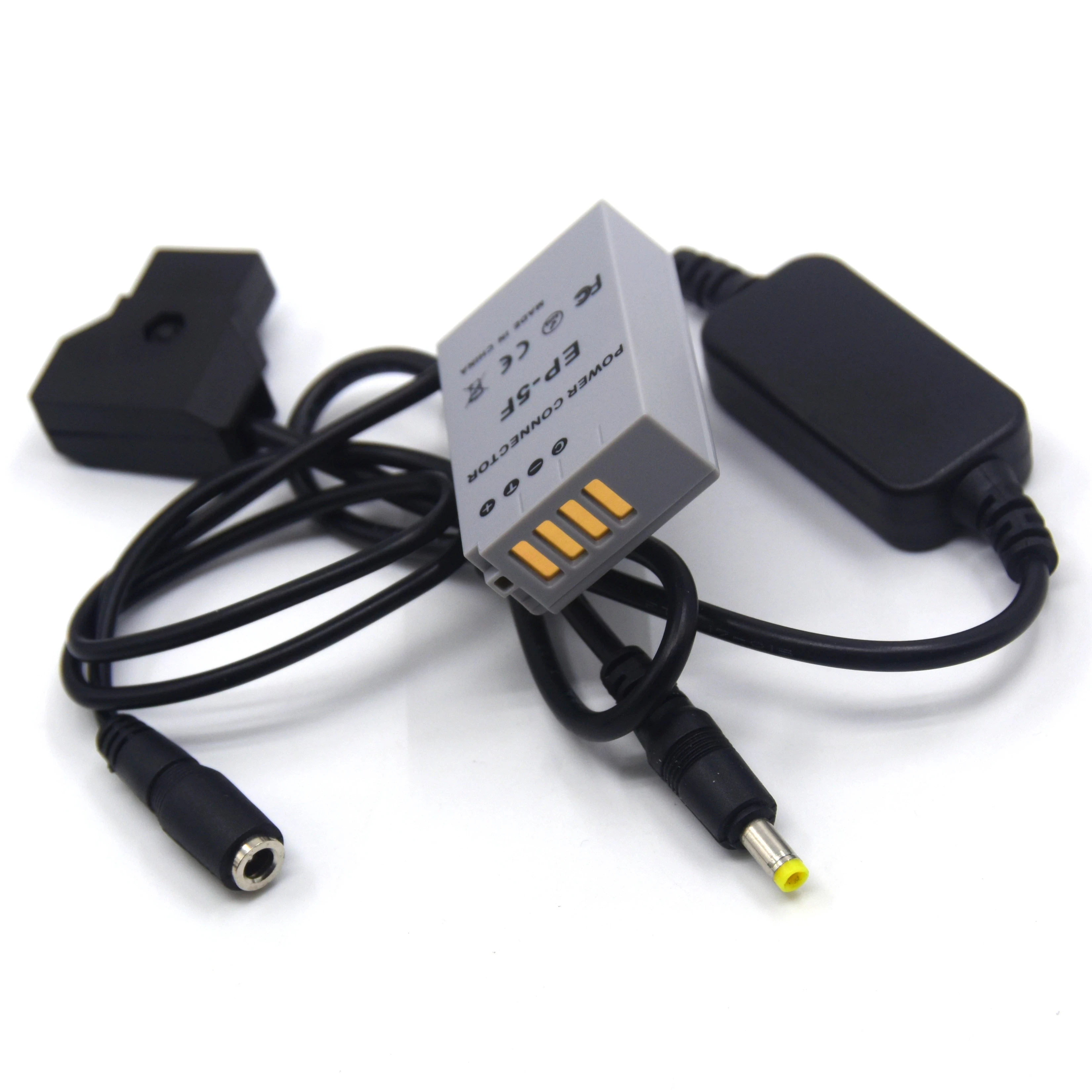 

EN-EL24 EN EL24 Dummy Battery EP-5F DC Coupler D-tap to DC Power Supply Cable Fit for Nikon 1 J5 1J5 Camera