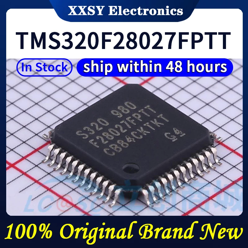 TMS320F28027FPTT LQFP48 F28027FPTT, alta calidad, 100% Original, nuevo