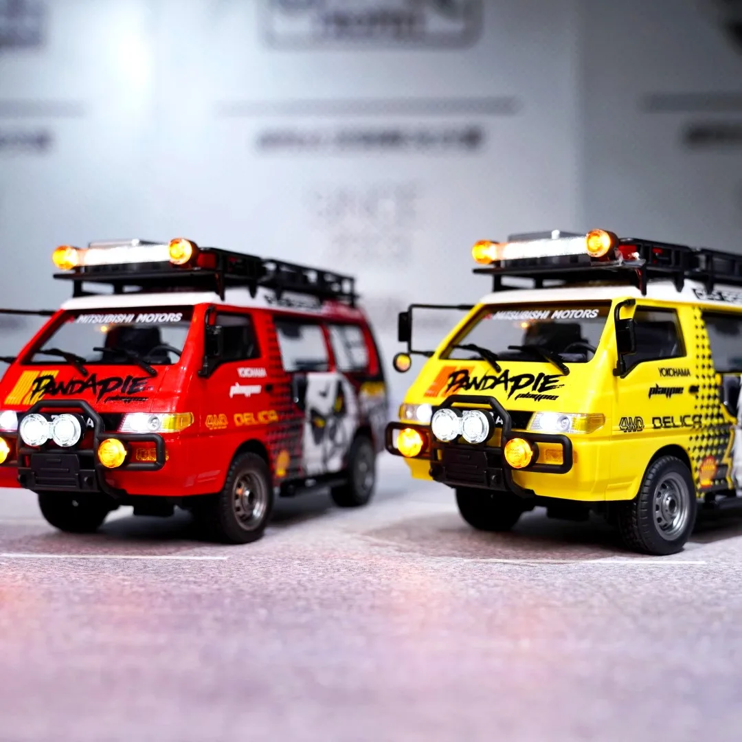 JXC DELICA 1/24 Carro de pão versão 4WD simulação modelo elétrico carro rock brinquedos para adultos e crianças