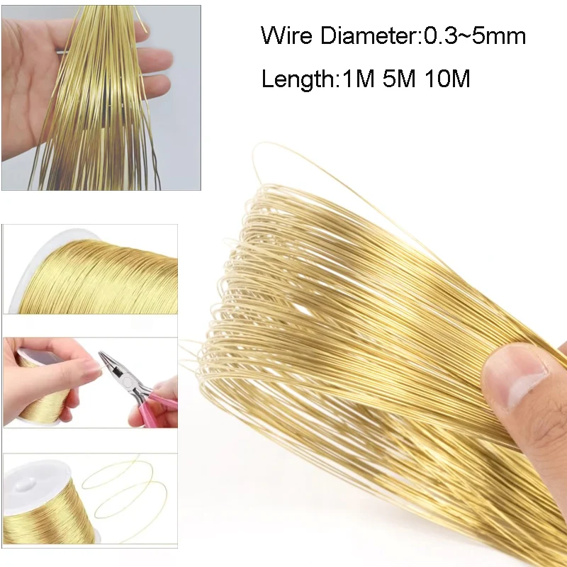 

1M 5M 10M H62 Solid Brass Wire 0.3mm 0.4mm 0.5mm 0.6mm 0.7mm 0.8mm 0.9mm 1mm 1.1mm 1.2mm 1.3mm 1.4mm 1.5mm 1.8mm 2.0mm ~ 5mm
