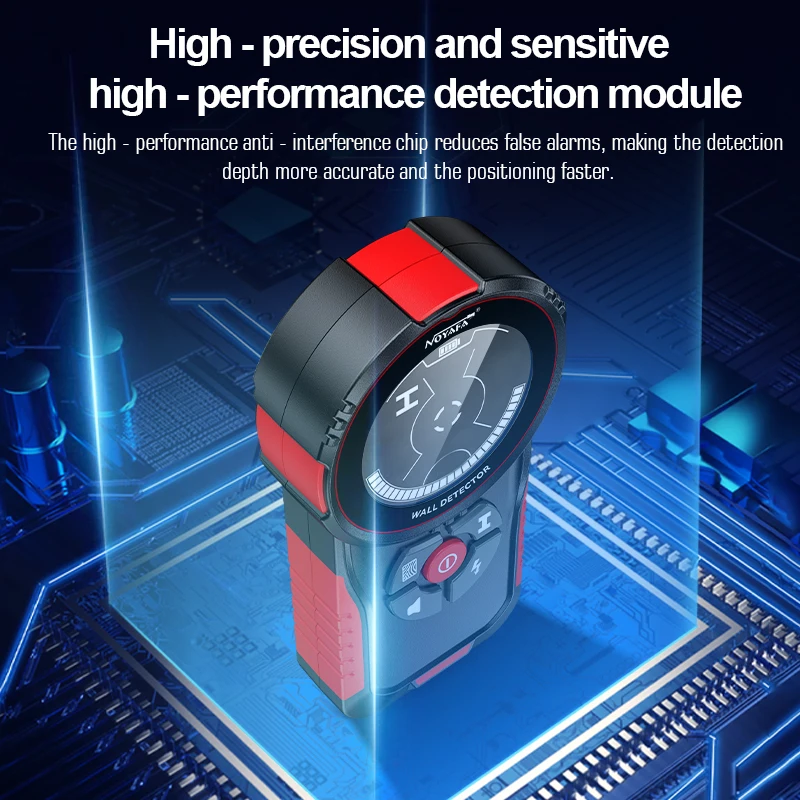 

Noyafa Nf-5102 Wall Detector Ac Detection Tool Wire Locator for Locating Cables And Metal within Walls And Wood Structures