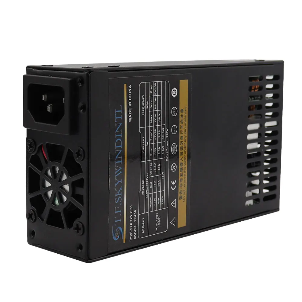 New full mod 350W PSU For ATX 12V Supporting GPU FLEX NAS Small 1U 350W Power Supply 110V 220V