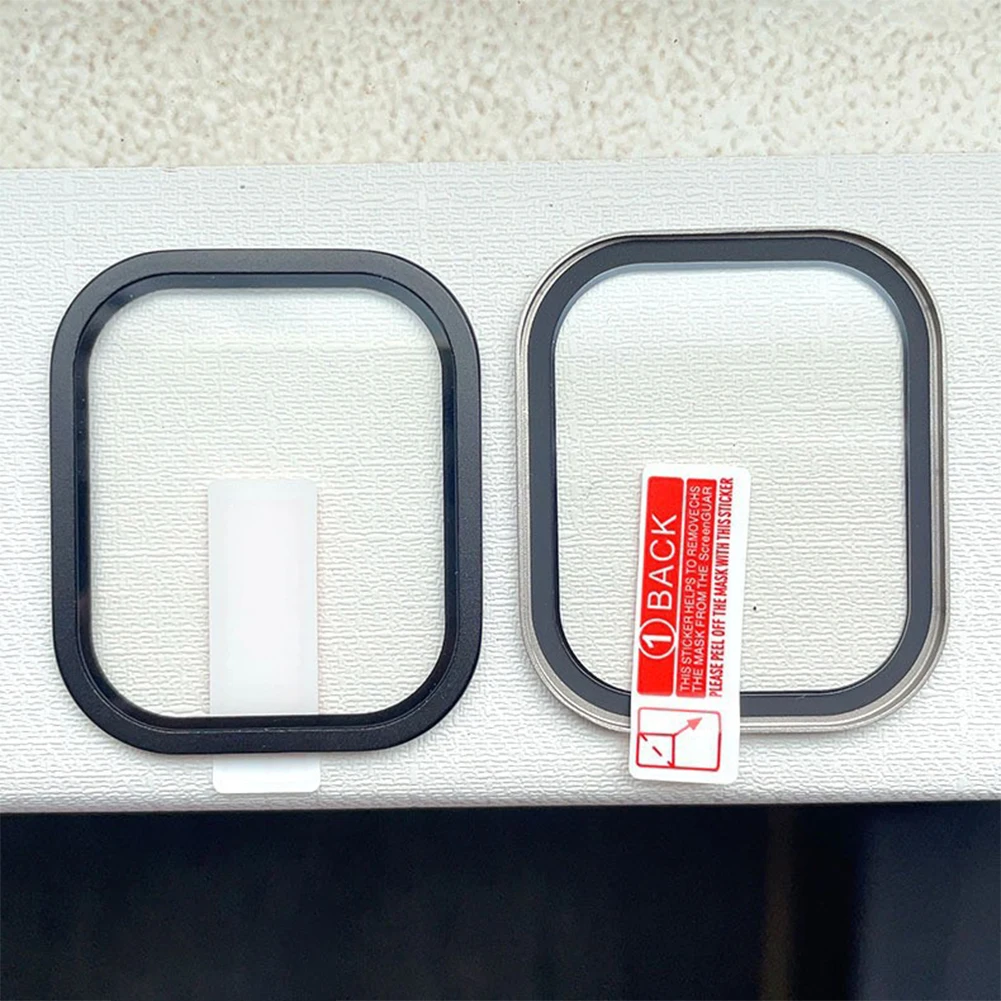 

Титановый металлический каркас, закаленное стекло с защитой от царапин для Apple Watch Ultra 49 мм серии Ultra 2, аксессуары для защиты экрана