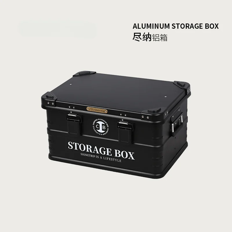 

Aluminum Alloy Car SUV Self Driving Travel Storage Box Outdoor Camping Equipment Huge Capacity Suitcase Trunk Portable Big Case