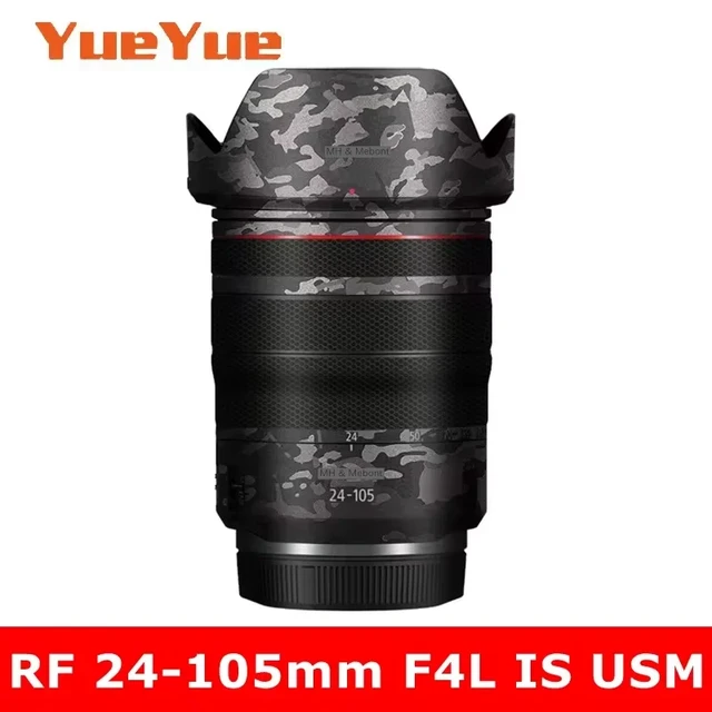 RF24-105 rf 24-105 f4 l is usmカメラレンズステッカー保護スキンフィルムキットcanonrf 24-105 f/4l is  usm用スキンアクセサリー - AliExpress