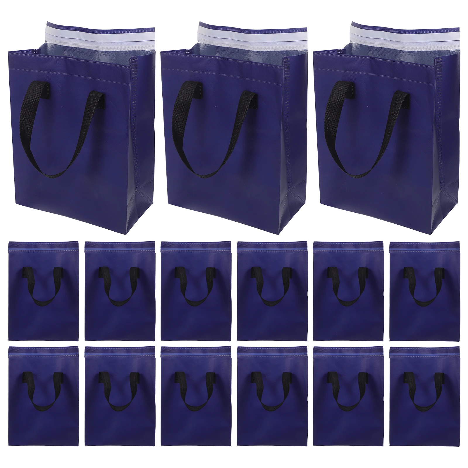 

50 Pcs Insulated Bag Aluminum Foil Pe Self-sealing Bags for Food Insulation Film Non-woven Fabric Coffee Seafood