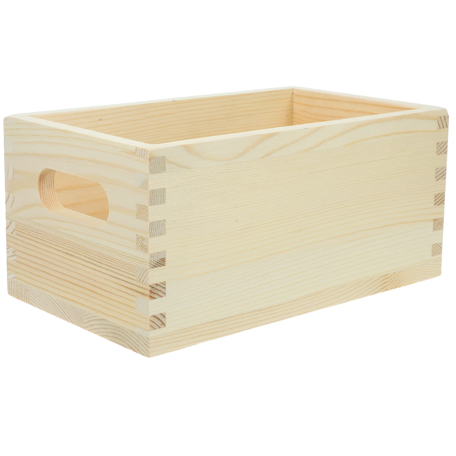 

Wooden Storage Box Kitchen Drawer Organizer Smooth Thick Surface Multi-Function Utensil Storage Tray Cutlery Holder Countertop