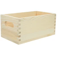 Caja madera maciza para utensilios multiusos - 21.59 € Caja madera maciza para utensilios multiusos