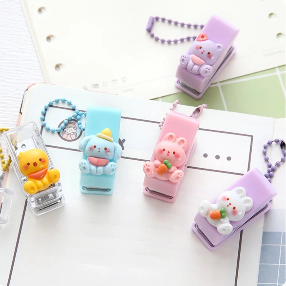 1 Hole Cartoon Single Hole Punch Stationery DIY Portable Office Binding Tools Scrapbooking Loose-leaf Creative Gift Card Punches