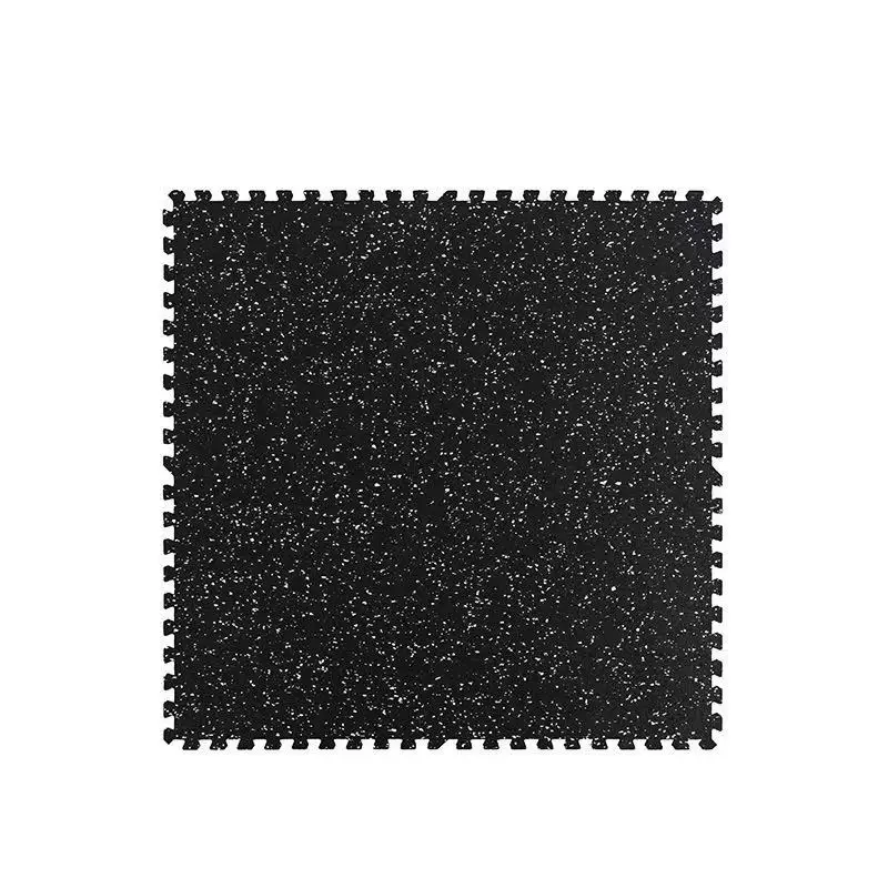 سجادات أرضية لصالة الألعاب الرياضية، سجادات أرضية مطاطية ذات سطح علوي من إسفنج EVA، سجادات لياقة بدنية مقاومة للماء