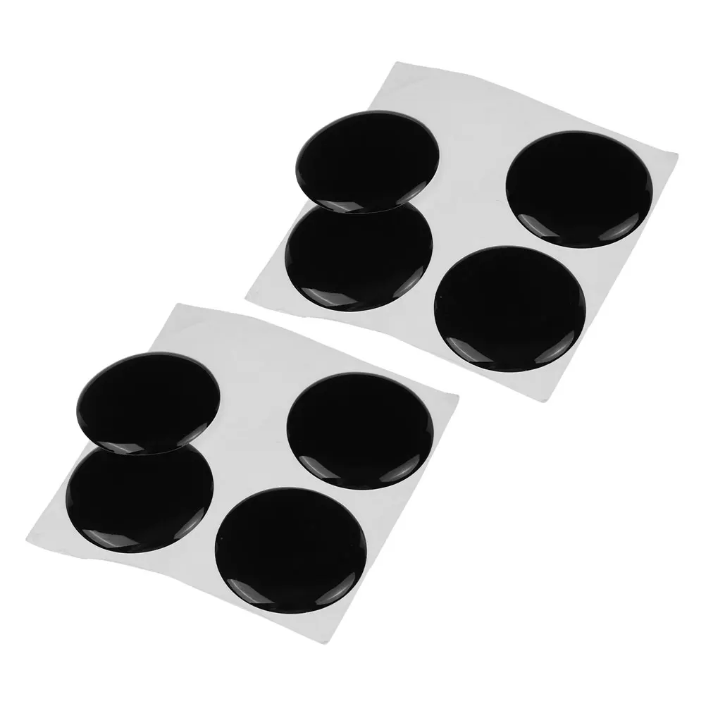 

8Pcs Car Keyhole Cover Sticker PVC Waterproof Easy Installation Universal Decorative Protection Replacement Part