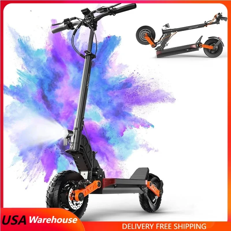 

JOYOR Electric Scooter Adults Ranges,Shock Absorption Tires Adults Electric Scooter Electric Skateboard