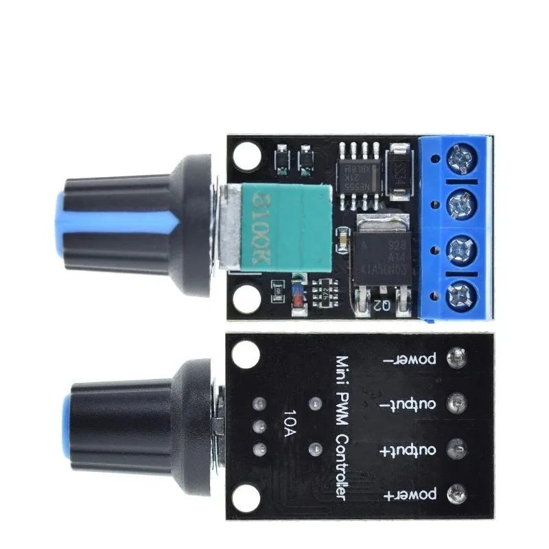 

New 5V 12V 10A Voltage Regulator PWM DC Motor Speed Controller Governor Stepless Speed Regulator LED Dimmer Power Controller