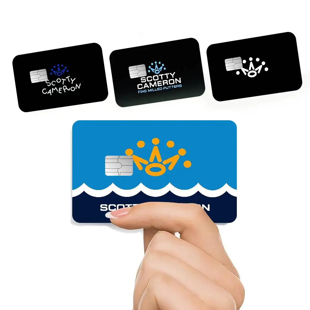 Golf S-ScoTTY C-CameRONS Diy Credit Debit Card Sticker Party Sticker Decoration Waterproof Small Chip Card Skin Sticker