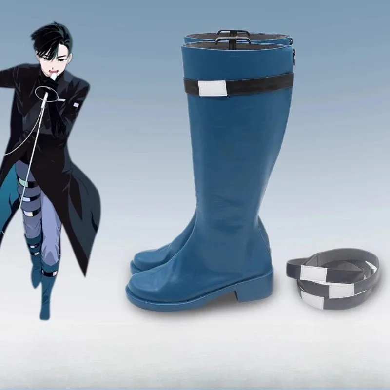 أنيمي الغريبة المرحلة إيفان تأثيري حلي أحذية سوداء الحزن تأثيري الأحذية