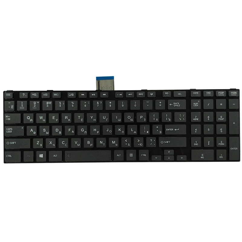Ru rosyjska klawiatura do laptopa Toshiba satellite L50-A S50-A S50T-A S50D-A S55-A S55D-A S55T-A L70-A L75-A C70-A C75-A — zdjęcie 6