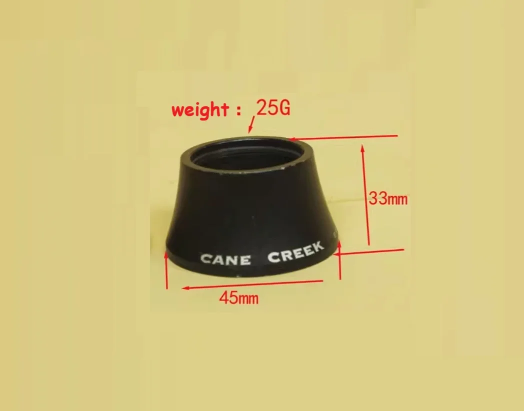 

cane creek Headset top cover 1-1/8" 33mm tall 28.6mm 45mm head set spare part Alloy