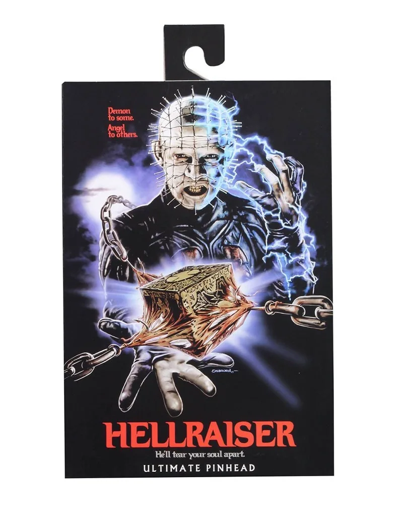 NECA Figure Hellraiser He'll Tear Your Soul Apart Ultimate Pinhead Action Figure Horror Doll Collection Model Toy Birthday Gifts