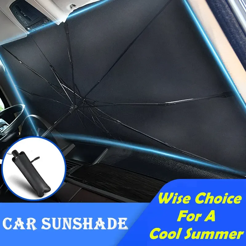 Car Sunshade Umbrella for Nissan Qashqai J10 J11 X Trail T32 Sentra Juke Altima Frontier Rogue Maxima Versa Kicks Accessories