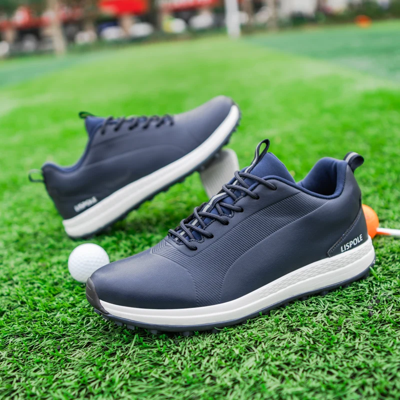 2024 Comfortable Golf Shoes Men Big Size 39-48 Professional Golf Spikeless Sneakers Non-Slip Waterproof Golfer Walking Footwear