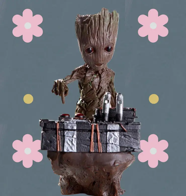 

Горячие Стражи Галактики Грут Статуя Модель Мстители Милый Малыш Дерево Человек ПВХ Аниме Фигурка Игрушки Коллекция Подарок