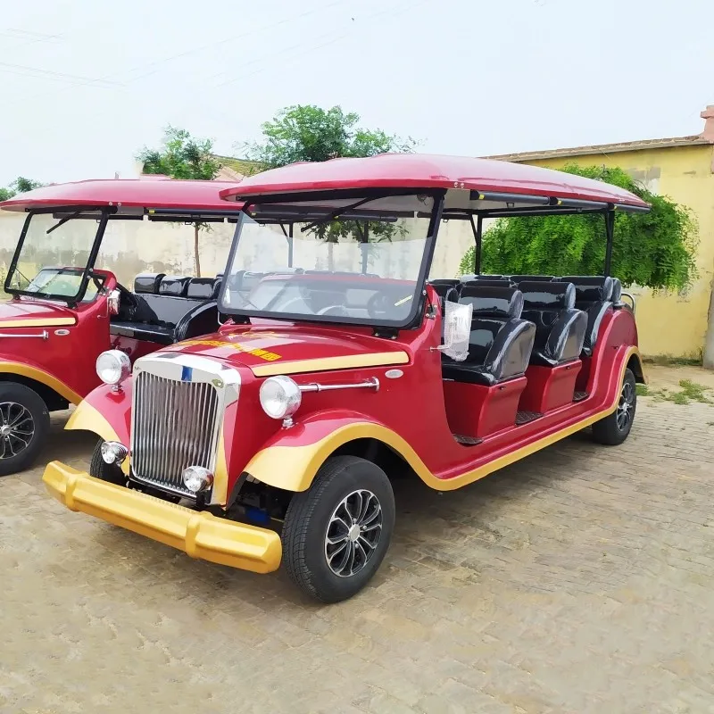 Hot Sales Electric Vintage Golf Cart Battery Operated Classic Retro Car With Sunshine Curtain