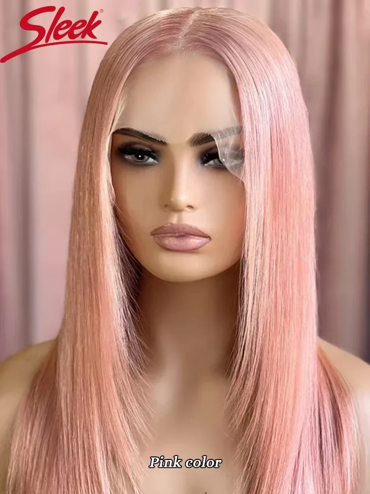 Slanke Blonde 30 Rechte Kant Voor Pruiken 13x6x1 Kant Deel Menselijk Haar Pruik Voor Vrouwen transparant Kant Uitverkoop Remy Haar